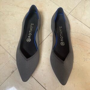 Rothy's Black and Blue Women's Flats
